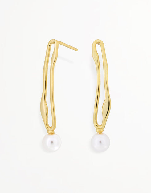 Elegant Sterling Silver & Pearl Studs for Career Woman